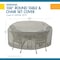 Classic Accessories Weekend 106 In Round Table&Chair CVR W/Duck Dome, Moon Rock WTR108108 - alternate 4